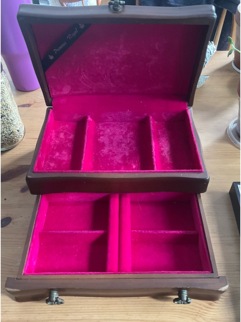 Princess Royal Velvet-Lined Jewelry Tray